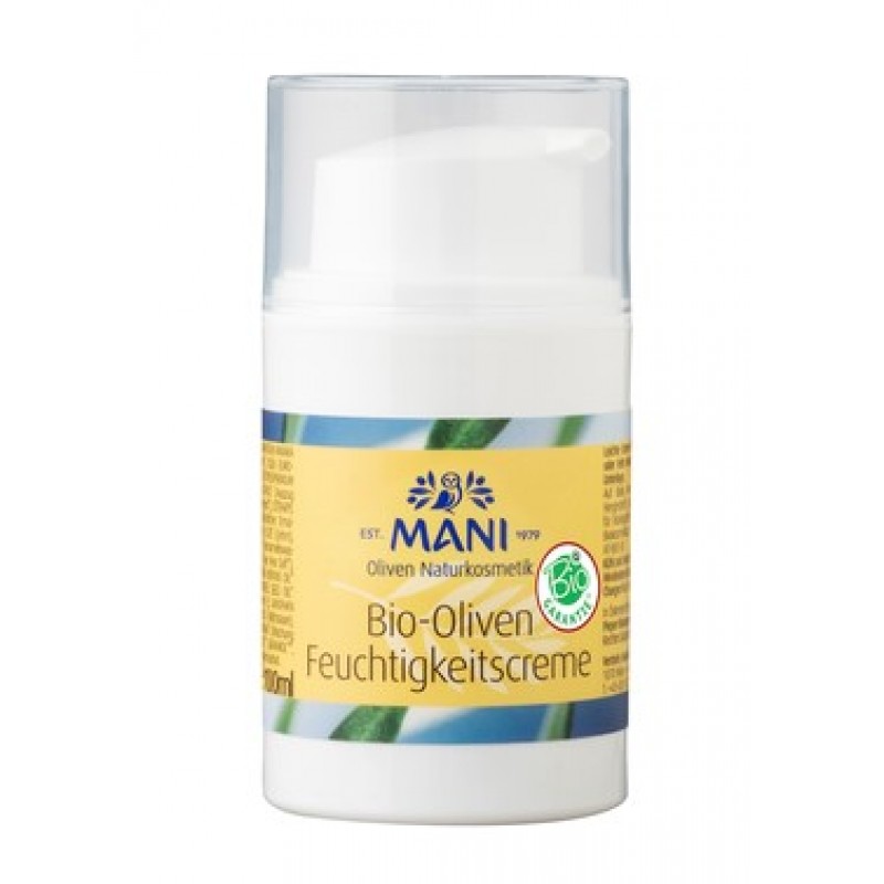 MANI Organic Olive Moisturizer, 50 g dispenser Natural Cosmetics